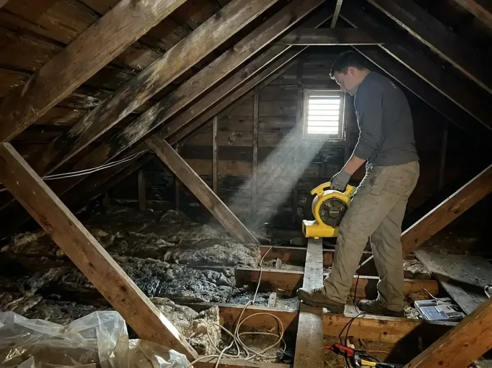 attic-water-damage-drying-proc-007 — frequently asked questions, Emergency Water Extraction & 24/7 Flood Response in Forest,…